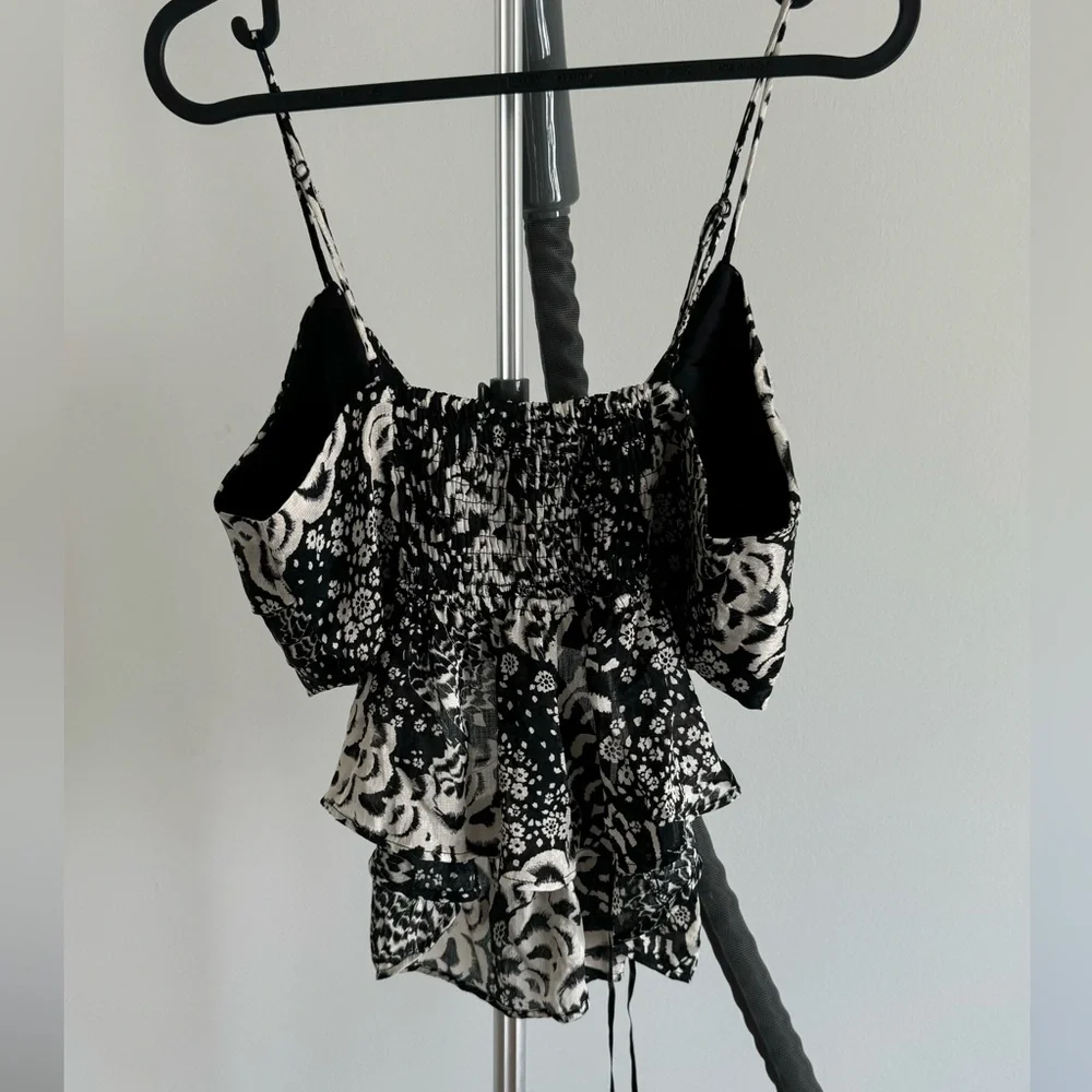 Single pc 🔥 Zara limited edition cut out animal print satin top - Picture 5 of 6